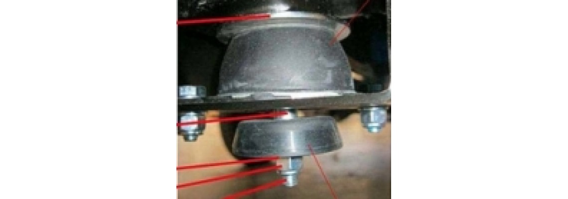 KIT SILENT BLOCK - SUPPORTO MOTORE COMPLETO - CASALINI (ORIGINALE)