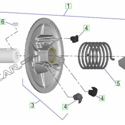 VARIATORE LATO CAMBIO CVTECH