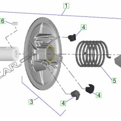 VARIATORE - LATO CAMBIO CVTECH