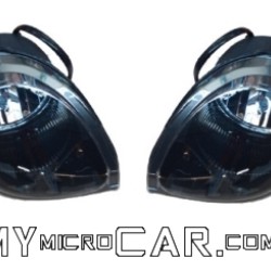 FARI ANTERIORI TUNING NERI AIXAM 400 721 SCOUTY MINAUTO